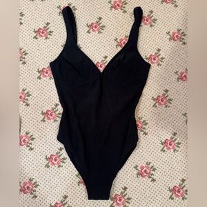 Shan Black One Piece Bathing Suit